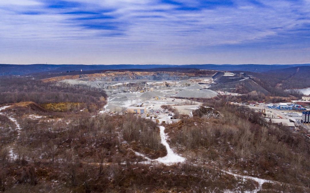 Drone Photograph of Mount Hope NJ Quarry