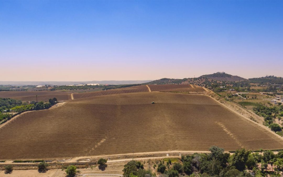 Aerial Drone photography of California farming