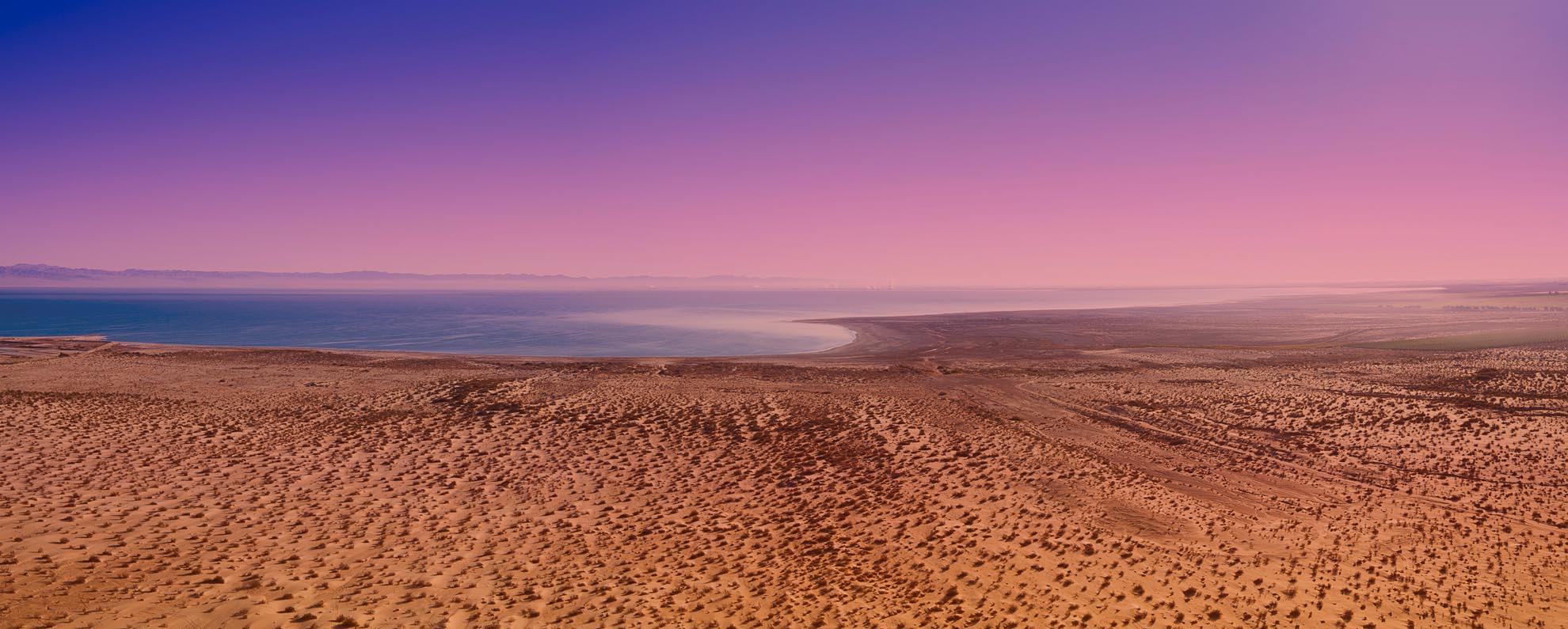 Drone Photograph of Salton Sea California