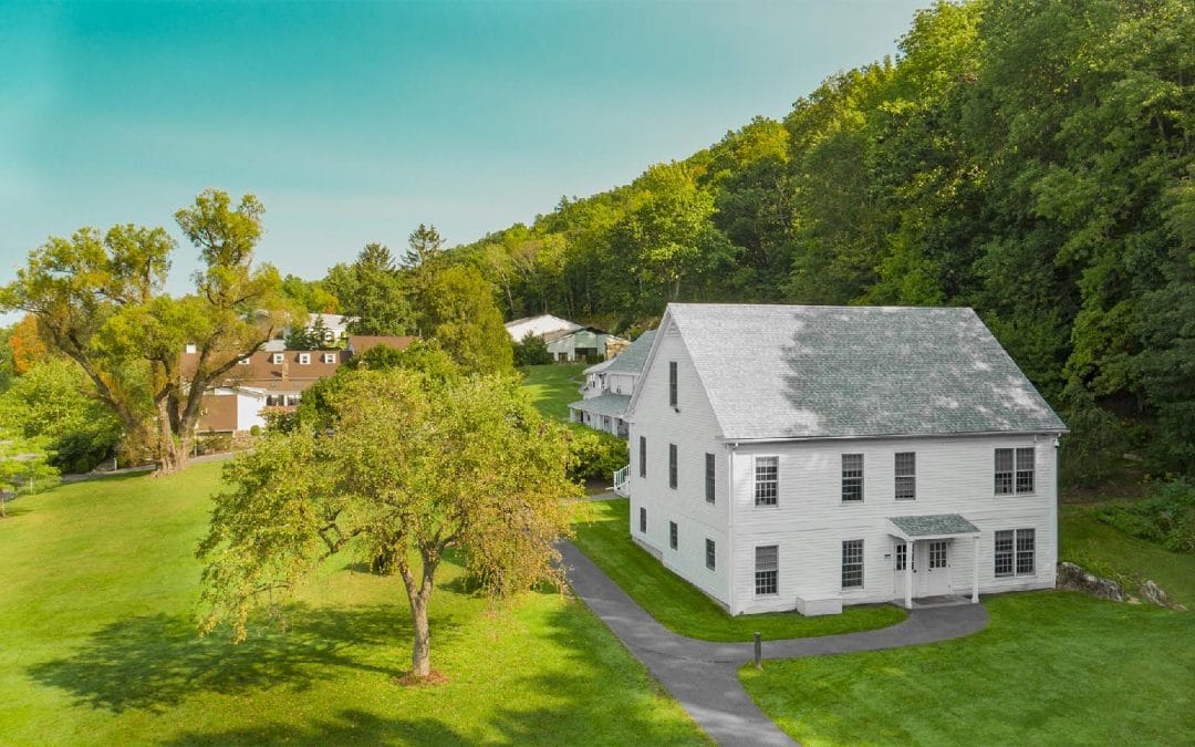 Drone Photograph of Mountainside Treatment facility in CT