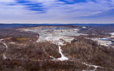 Drone Photograph of Mount Hope Quarry