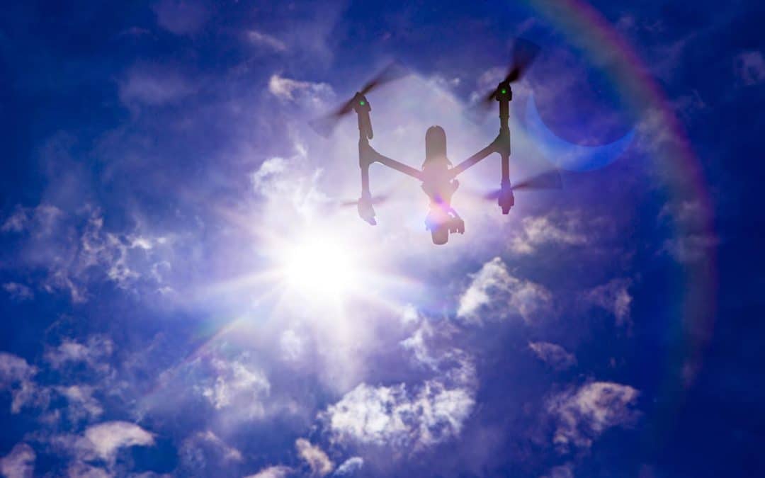 Drone Photography during an Eclipse