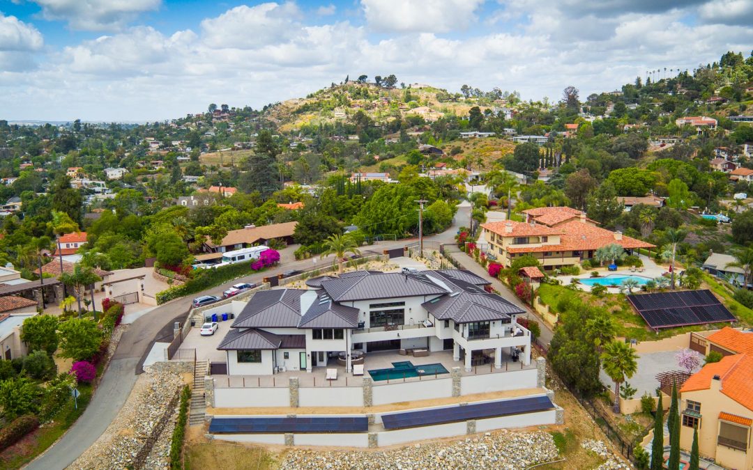 Drone Photograph of Home in La Mesa California