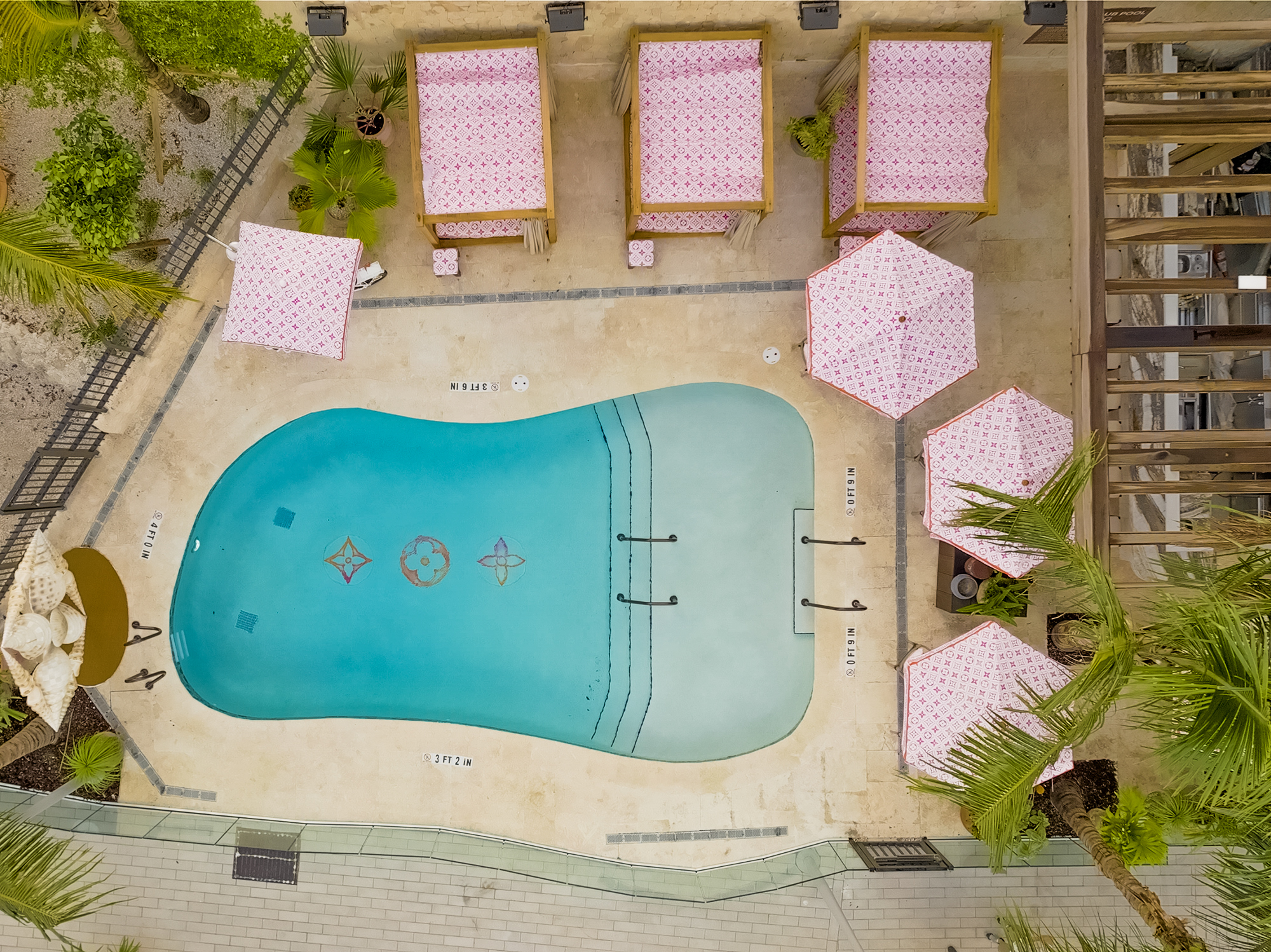 Drone Photograph of CASA NEOS Pool Miami
